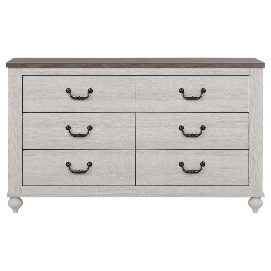 Stillwood - 6-Drawer Dresser - White