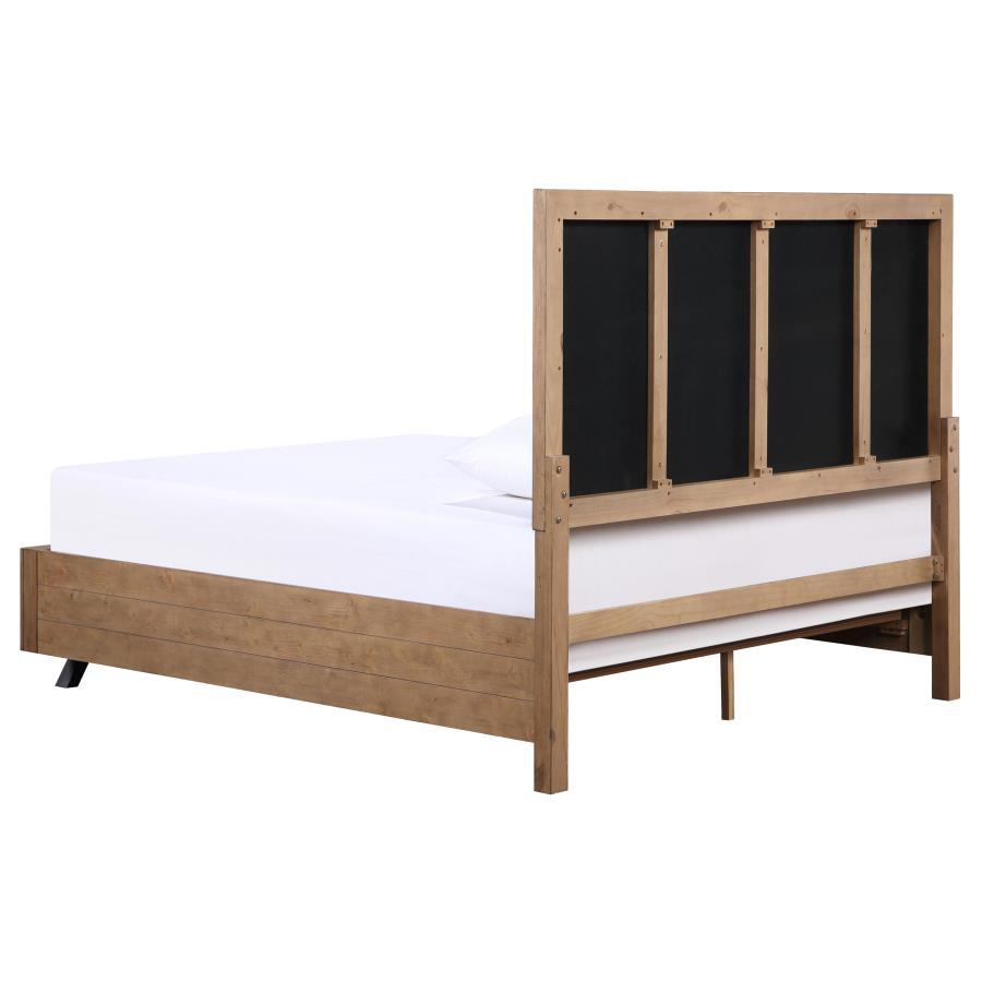 Taylor - King Bed 4 Piece Set - Light Brown