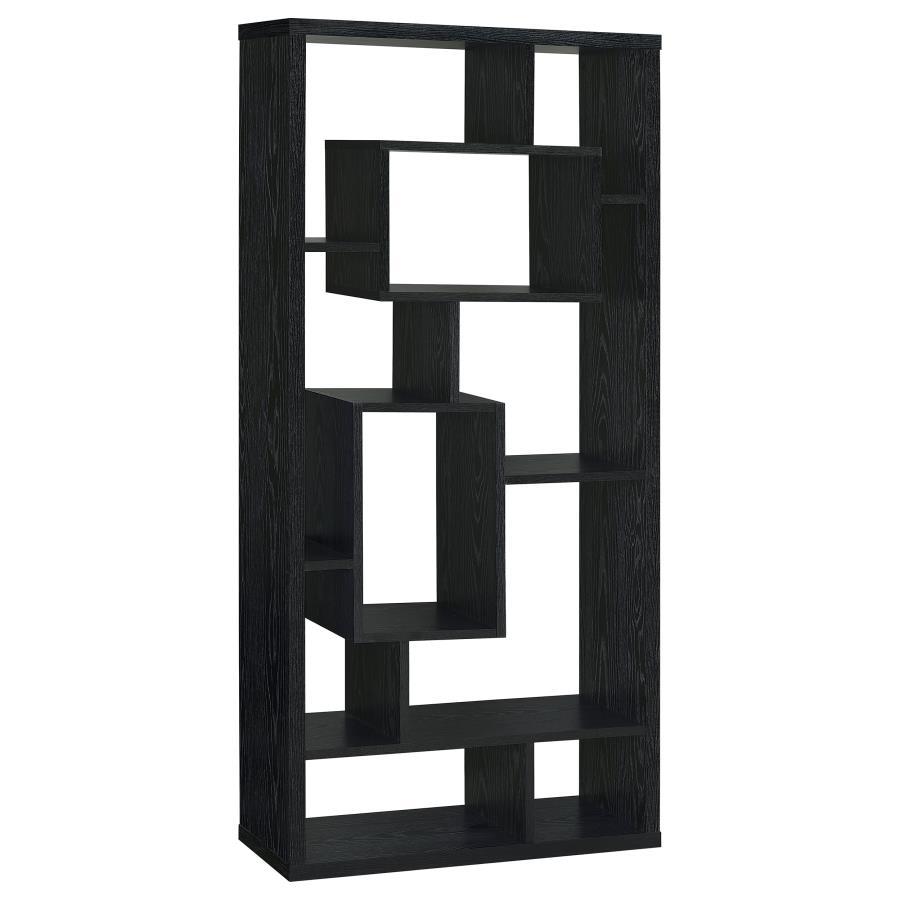 Linbrook - 10-Shelf Bookcase - Black