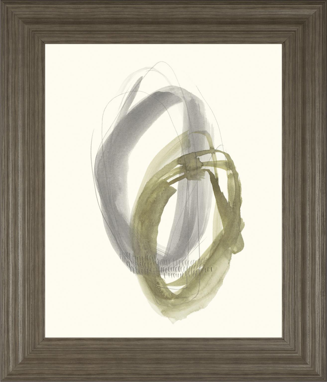 Neutral Rounds II By Jennifer Goldberger 22x26 - Dark Gray