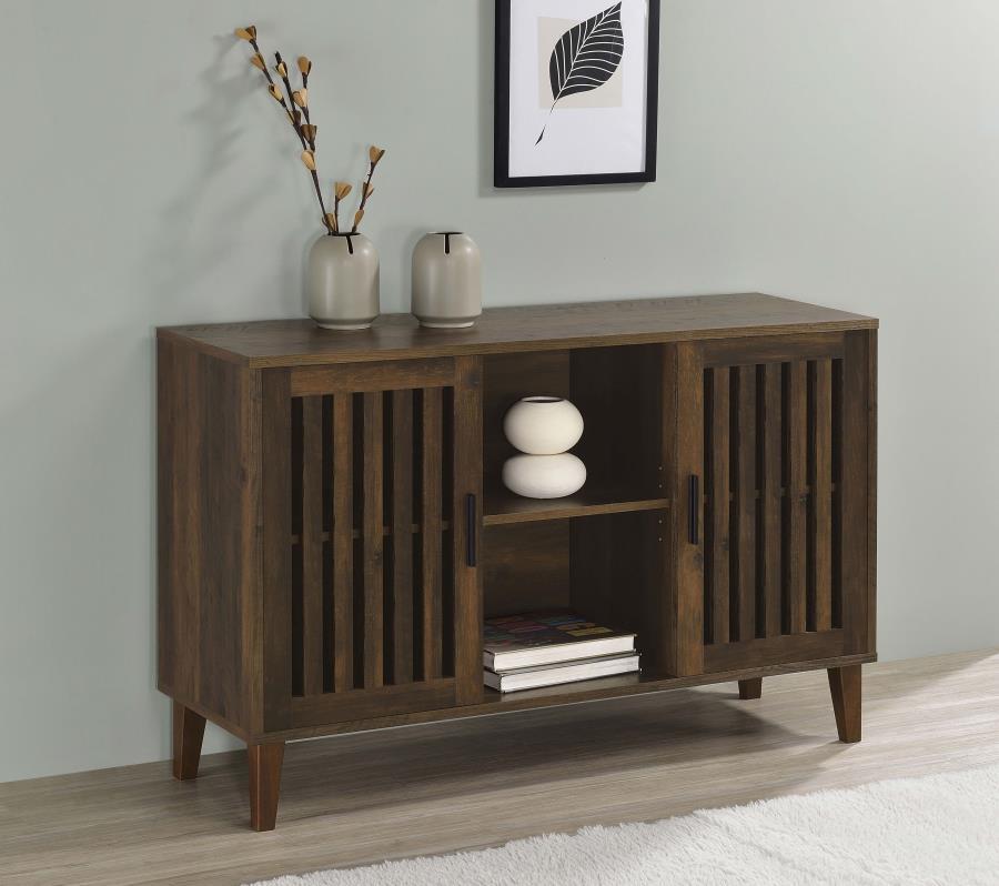 Accent Cabinet In Wood - Dark Pine