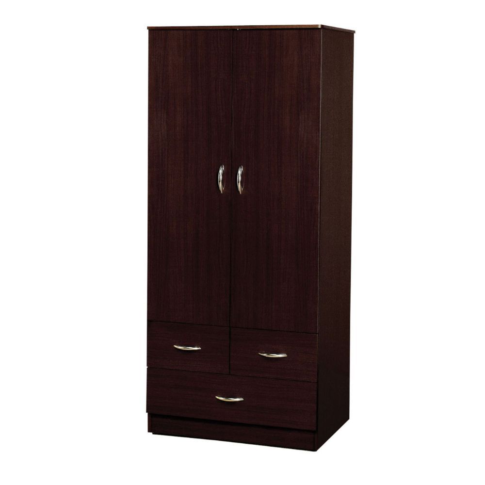 Yorktown - Wardrobe - Dark Brown - 32"