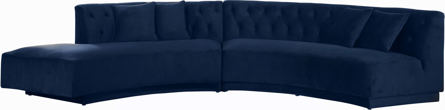 Barbie Velvet - 2 Piece Sectional