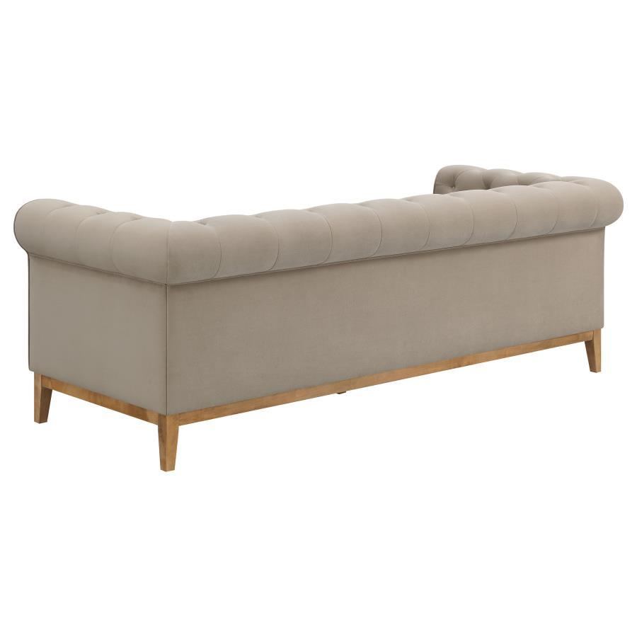 Sandrine - 2 Piece Set (Sofa And Loveseat) - Beige