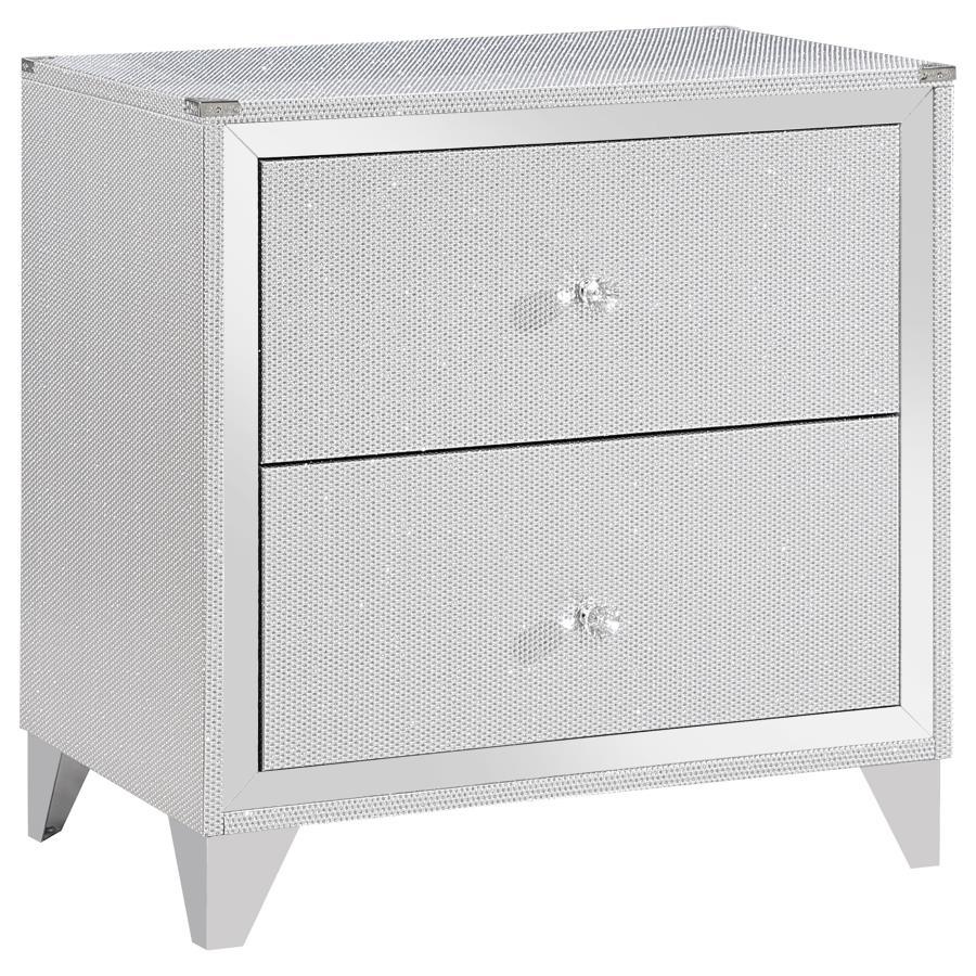 Nightstand - Pearl Silver