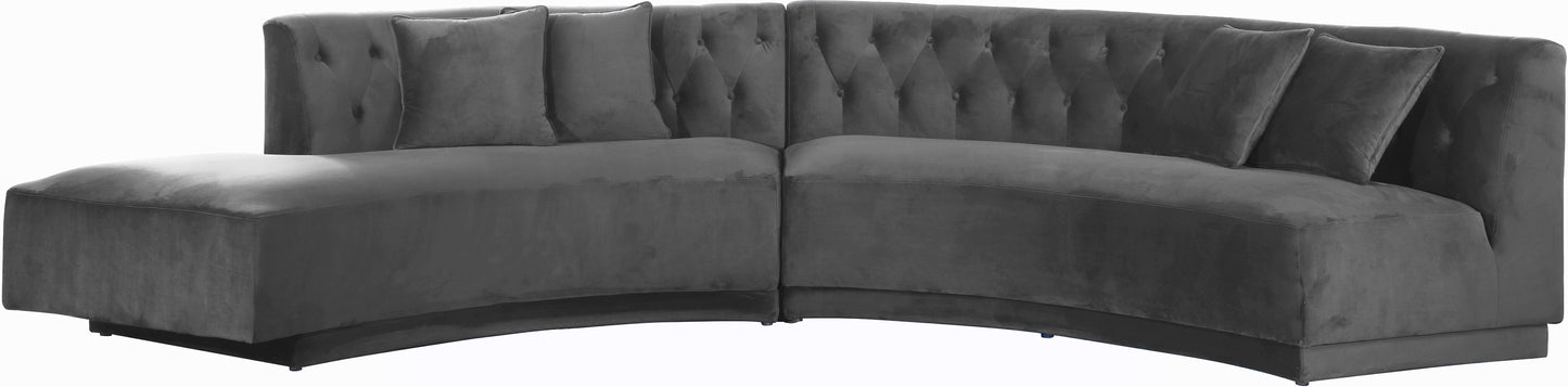 Barbie Velvet - 2 Piece Sectional