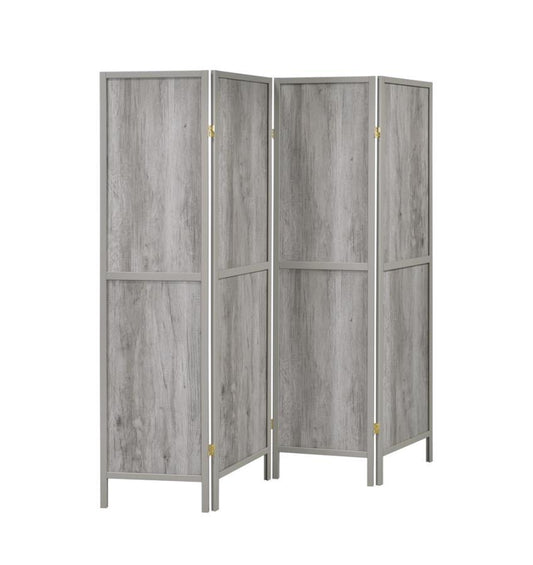 Coaster - 4-panel Solid Design Folding Screen