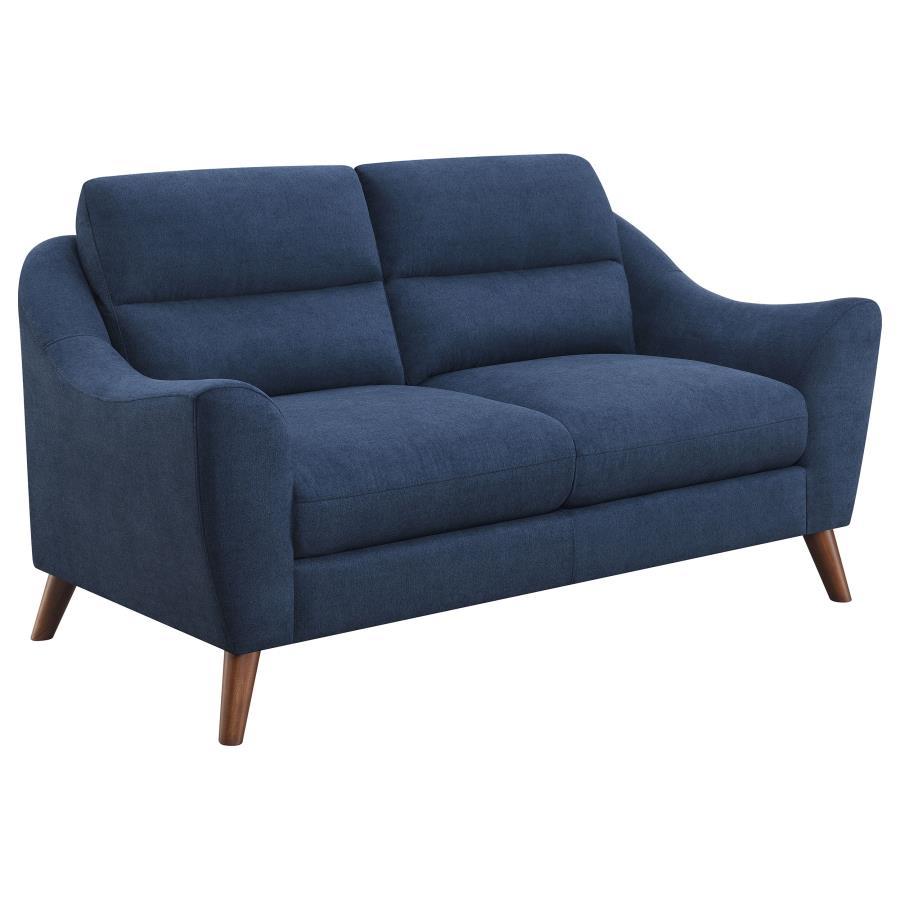 Gano - Loveseat - Navy Blue