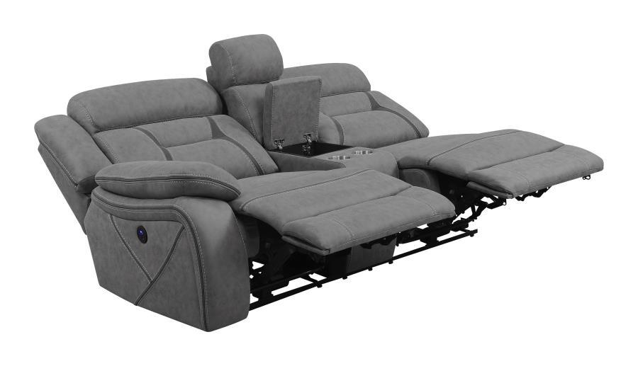 Laf Power Loveseat - Gray