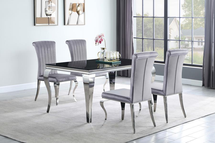 Carone - 5 Piece Dining Room Set (Table And 4 Side Chairs)