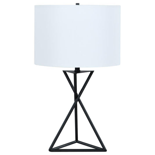 Mirio - Drum Table Lamp - White