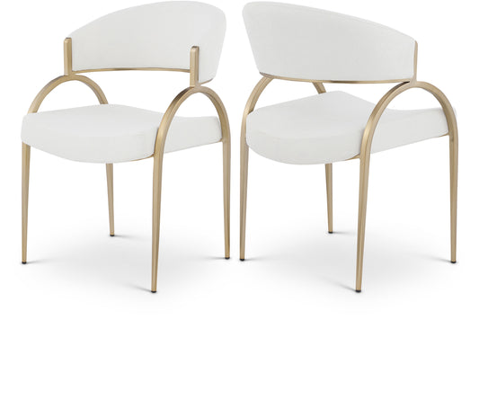 Privet - Dining Chair Set - Gold Base