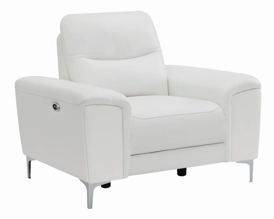 Largo - Power Recliner - White