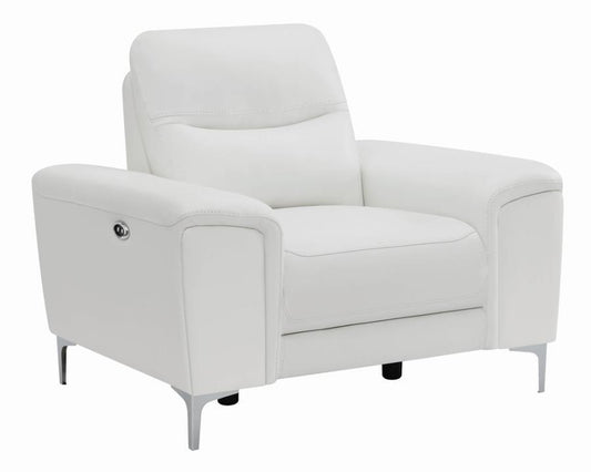 Largo - Power Recliner - White
