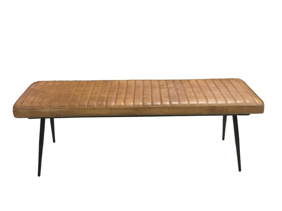 Misty - Cushion Side Bench - Brown