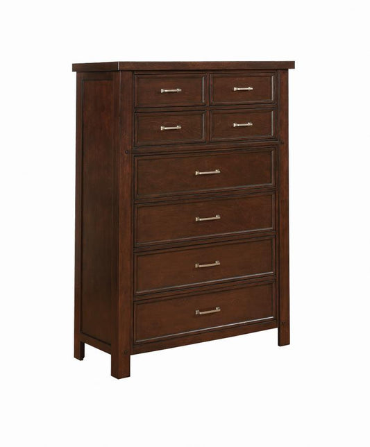 Barstow - 8-Drawer Rectangular Chest - Brown