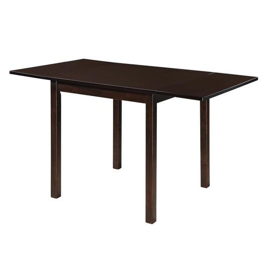 Kelso - Rectangular Dining Table With Drop Leaf - Brown