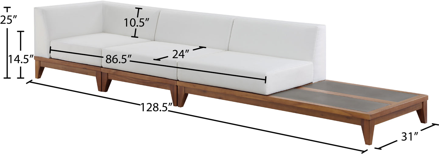 Rio - Modular Sofa - Off White - Concrete - Modern & Contemporary