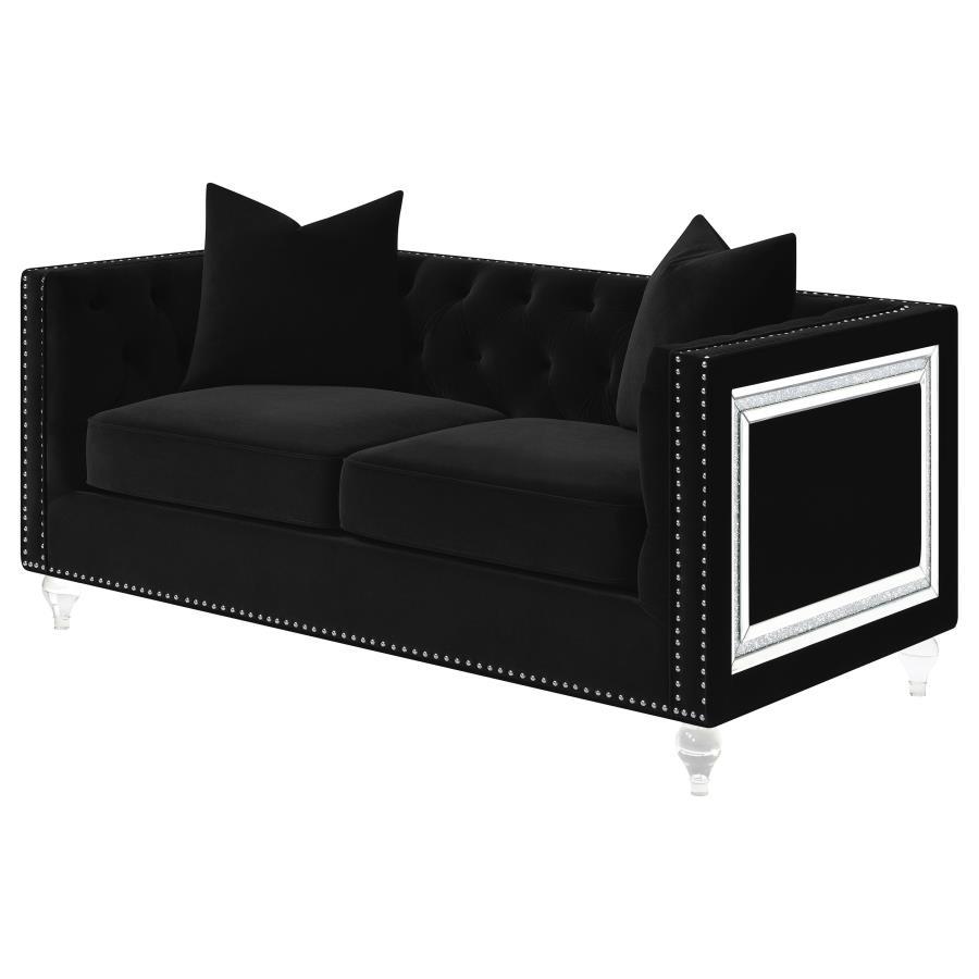 Delilah - Loveseat - Black
