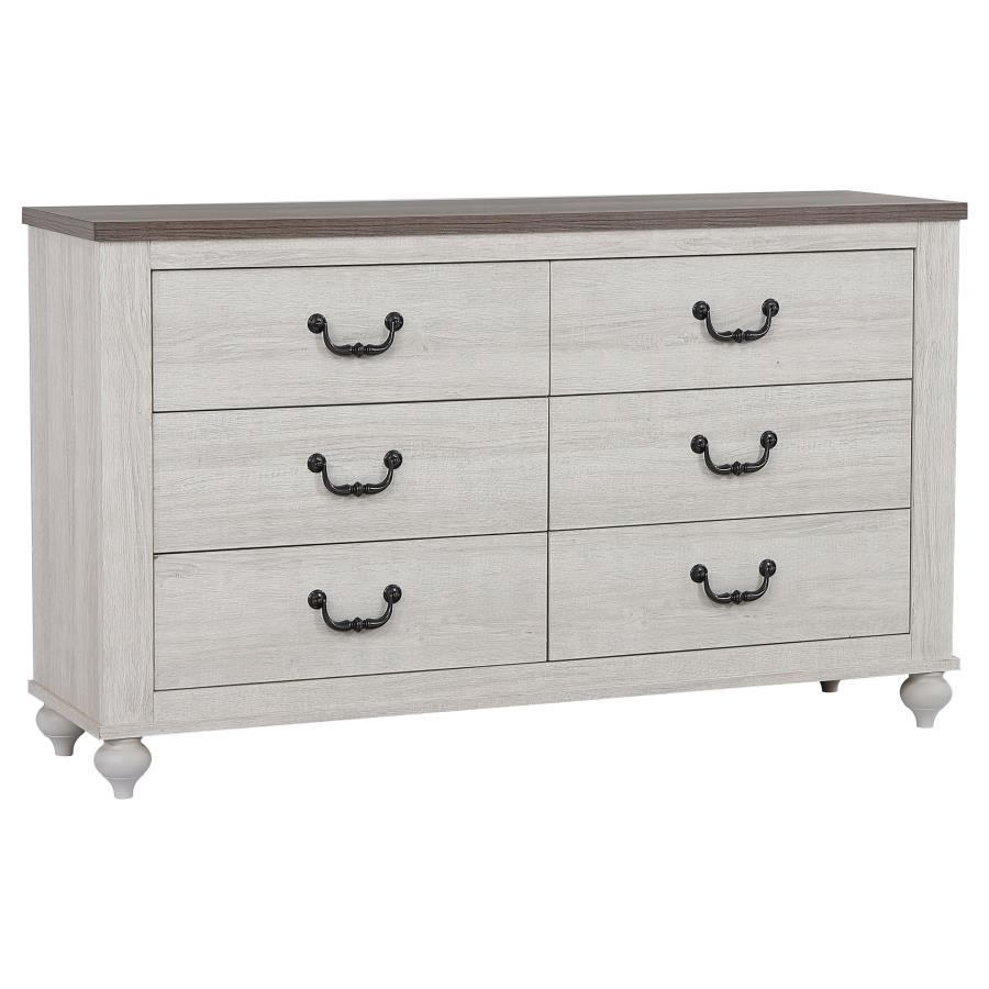 Stillwood - 6-Drawer Dresser - White