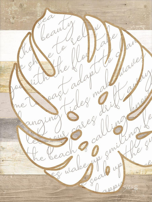 Framed - Coastal Leaf II By Marla Rae