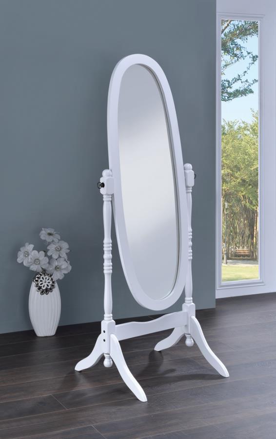 Coaster - Oval Cheval Mirror