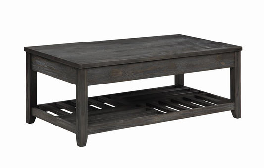 Cliffview - Lift Top Coffee Table With Storage - Gray