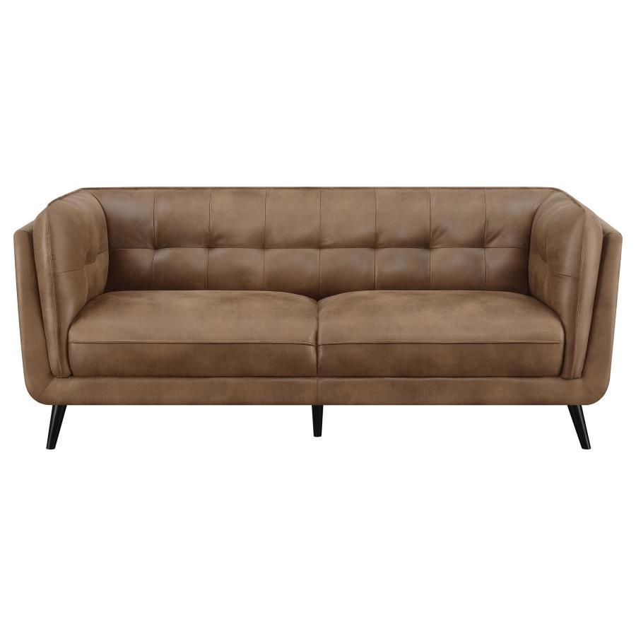 Thatcher - 2 Piece Set (Sofa And Loveseat) - Brown