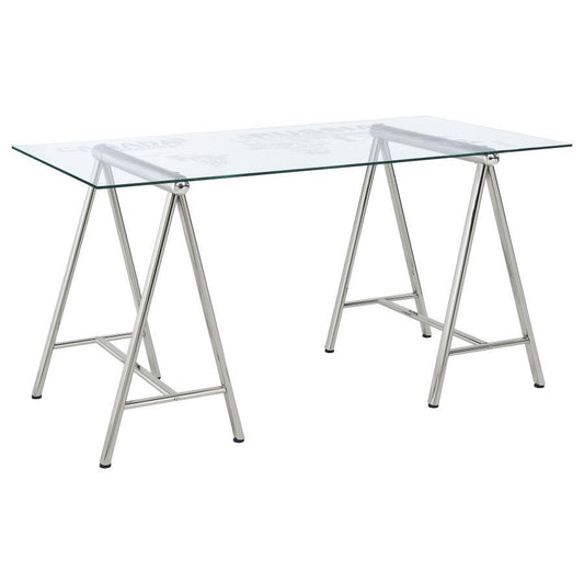 Patton - Writing Desk - Pearl Silver