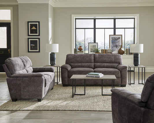 Hartsook - Upholstered Pillow Top Arm Chair - Gray