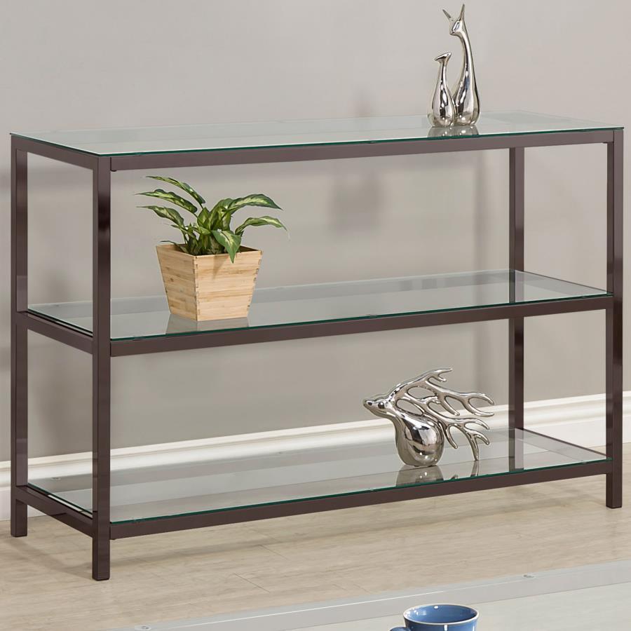 Trini - Sofa Table - Pearl Silver