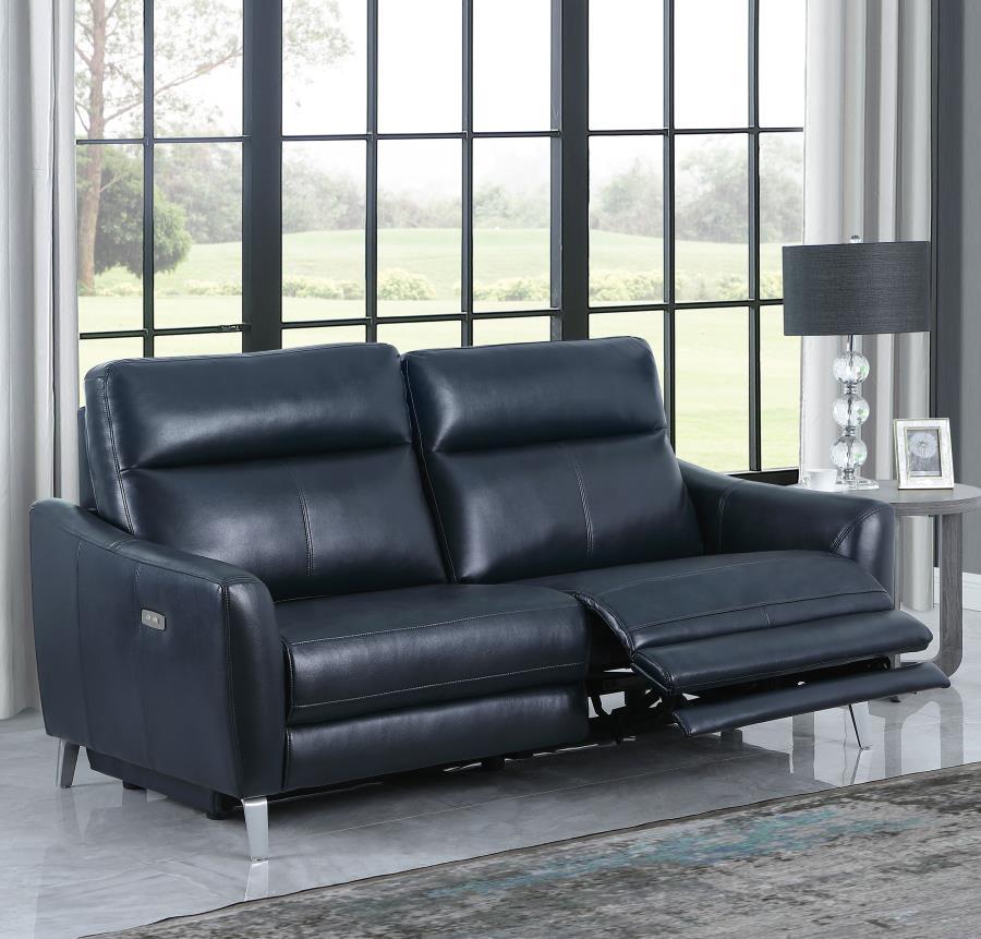 Derek - Power Sofa - Blue