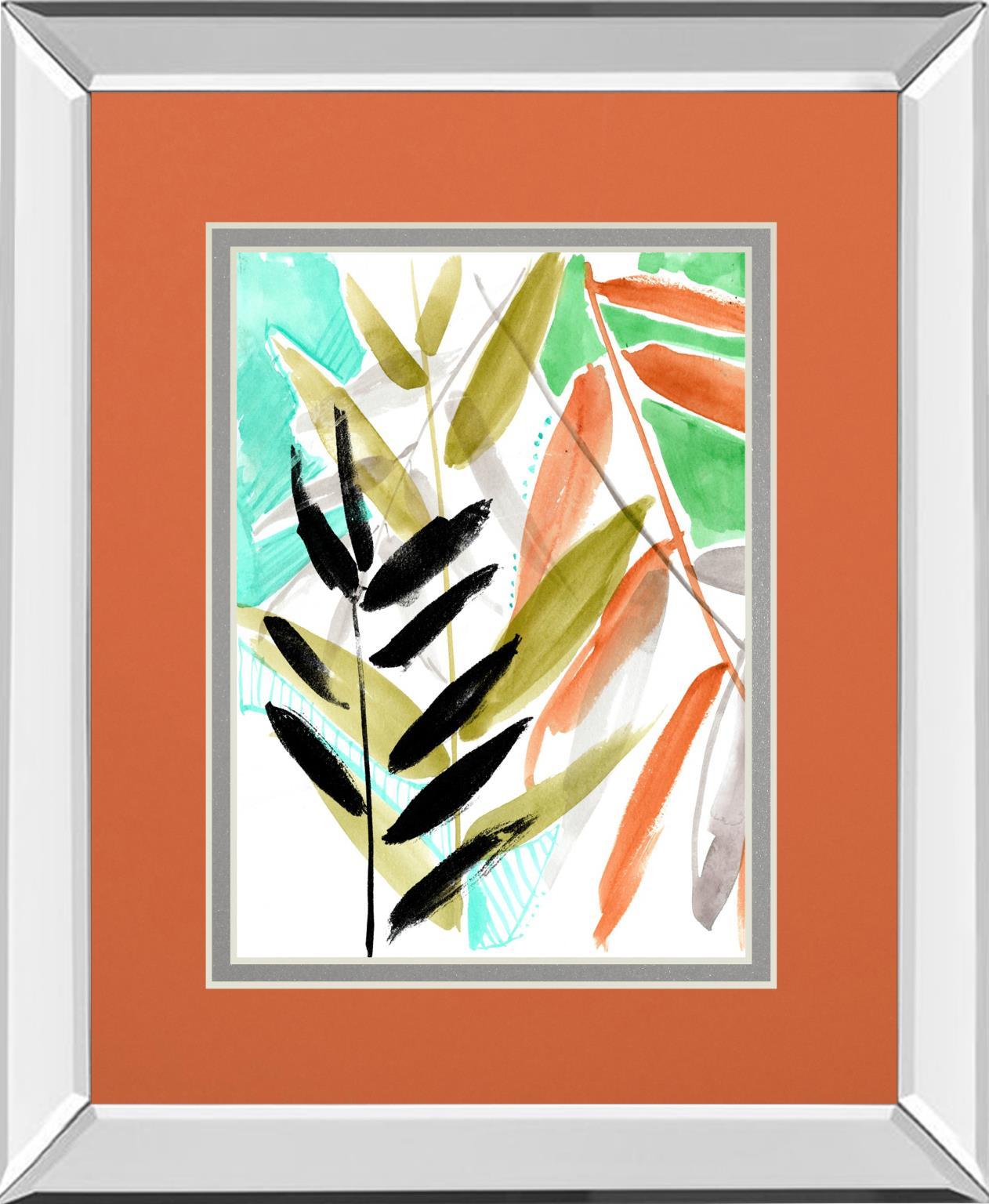 Vivid Fronds II By Jennifer Goldberger - Orange