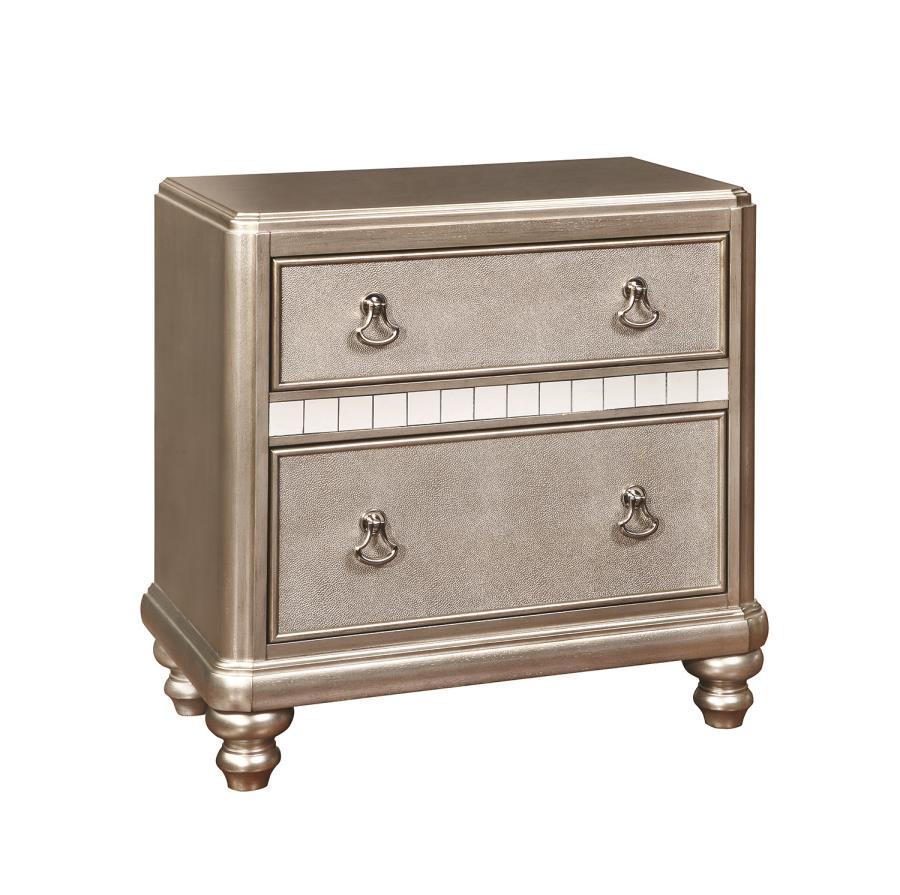 Bling Game - Nightstand - Silver