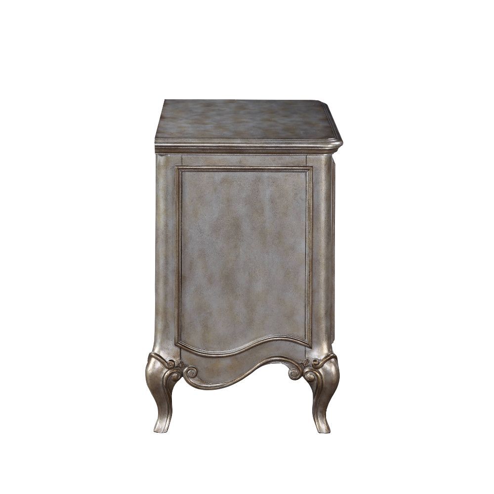 Esteban - Nightstand - Antique Champagne - 28"