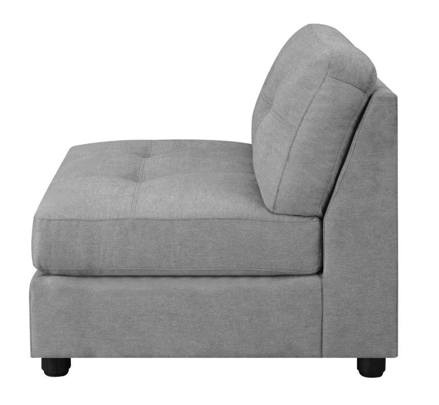 Claude - Armless Chair - Gray