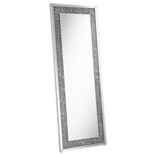 Sylvia - Crystal Inlay Rectangle Floor Mirror