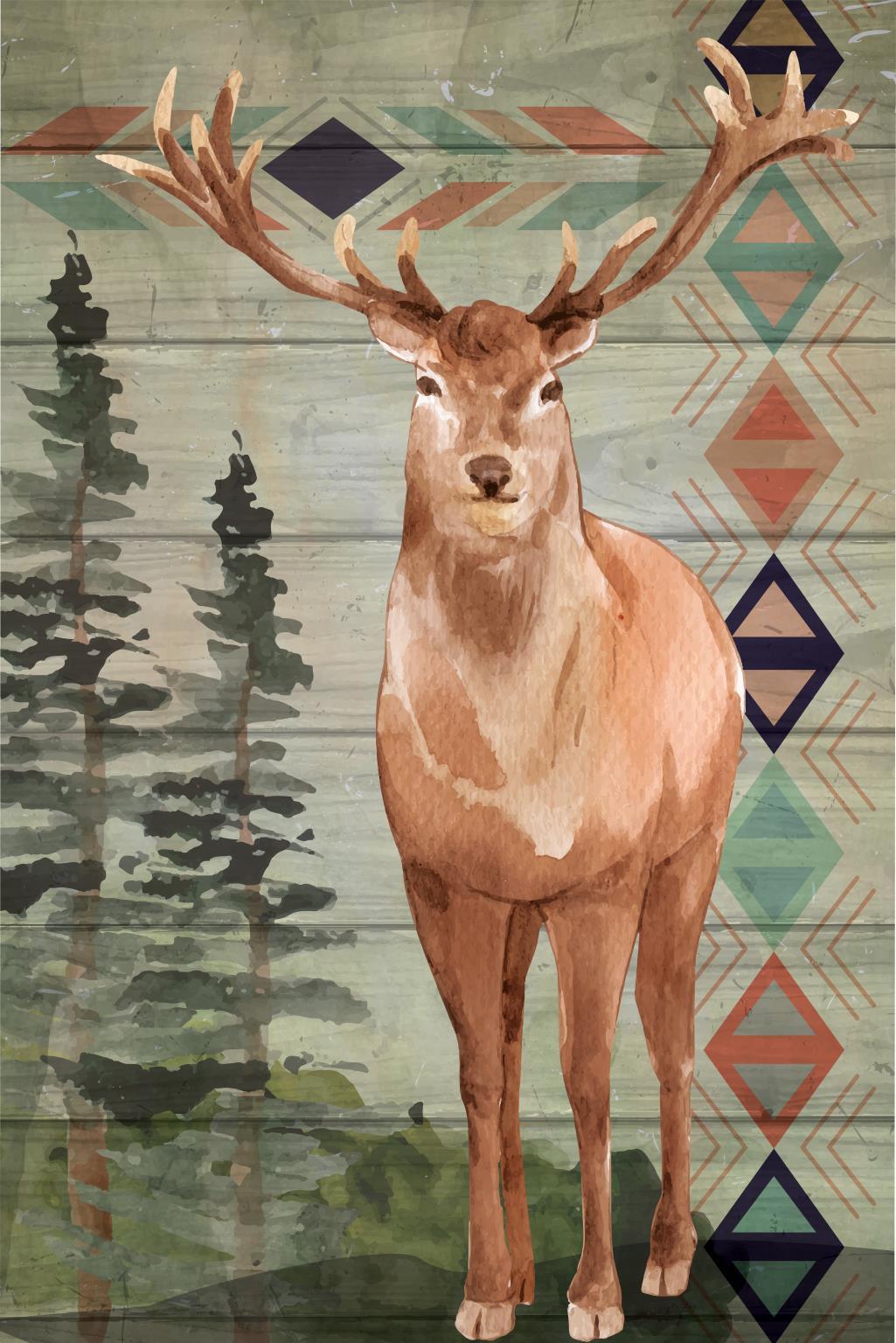 Small - Elk By Nd Art