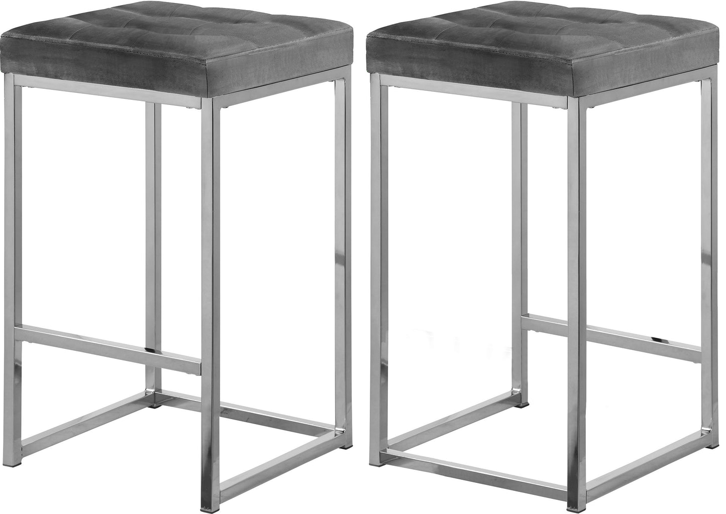 Nicola - Velvet Stool (Set of 2)