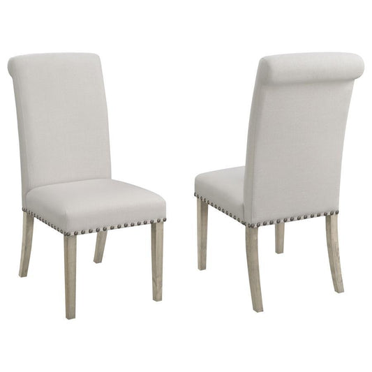 Salem - Upholstered Side Chairs (Set of 2) - Beige