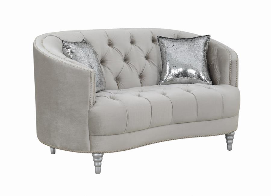 Avonlea - Upholstered Sloped Arm Loveseat