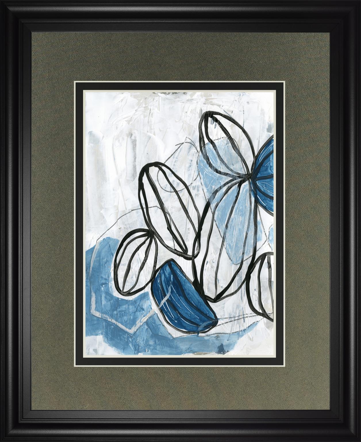 Blue Lanterns I By June Erica Vess 34x40 - Light Blue