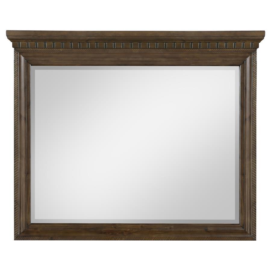 Bennington - Rectangular Mirror - Brown