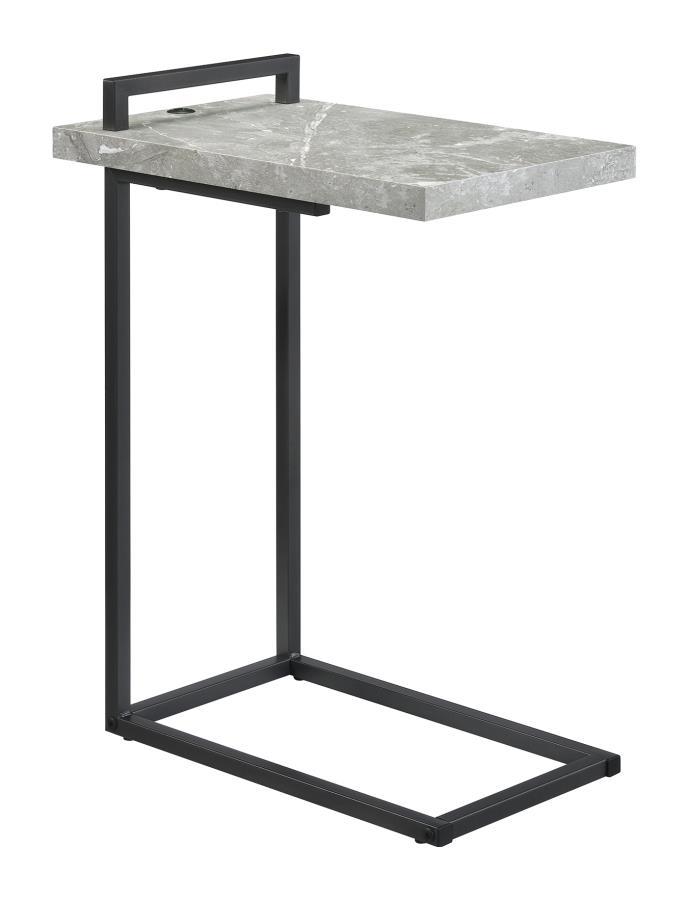 Coaster - Rectangular Top Accent Table with USB Port