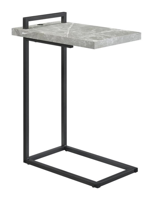 Coaster - Rectangular Top Accent Table with USB Port