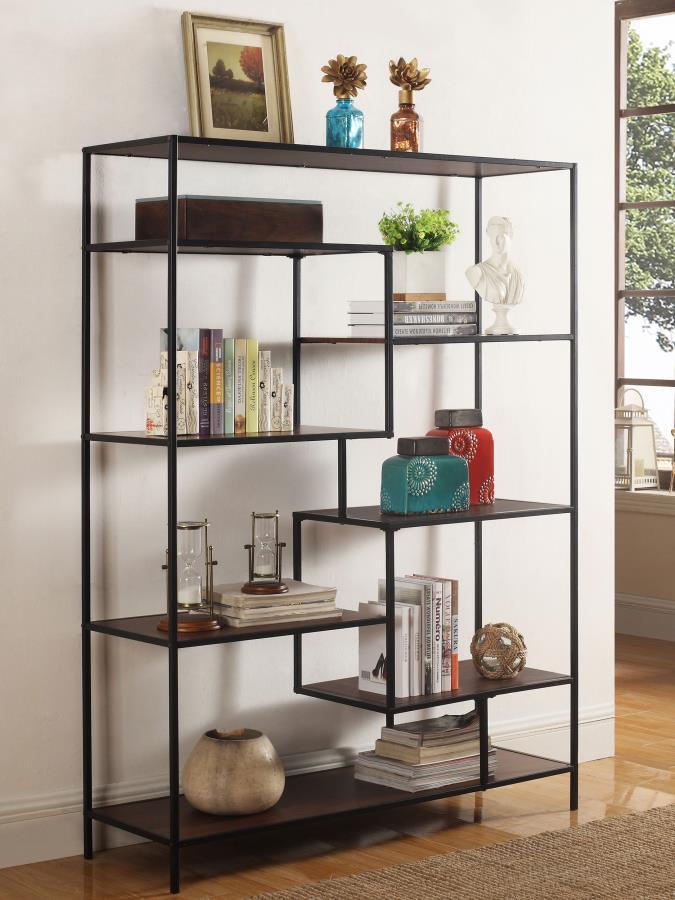 Asher - Bookcase - Brown