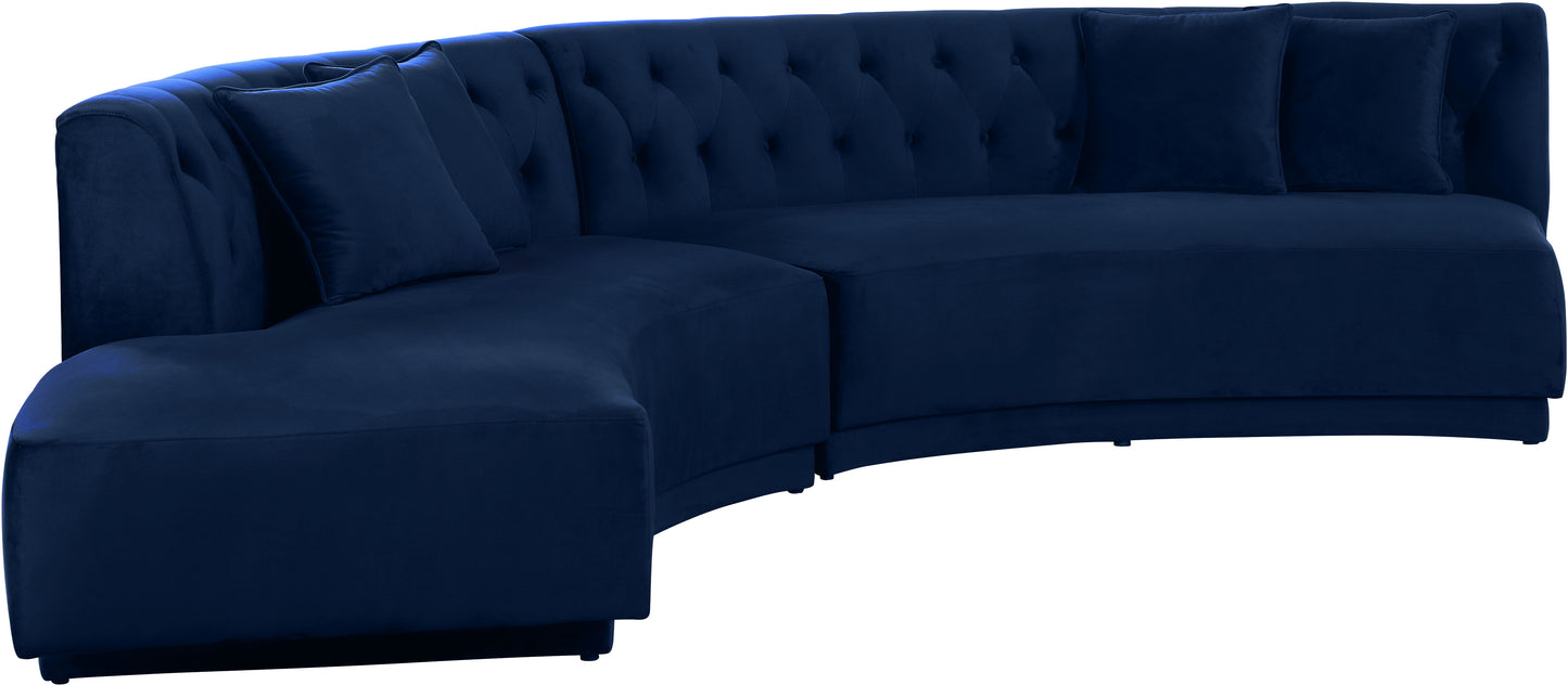 Barbie Velvet - 2 Piece Sectional