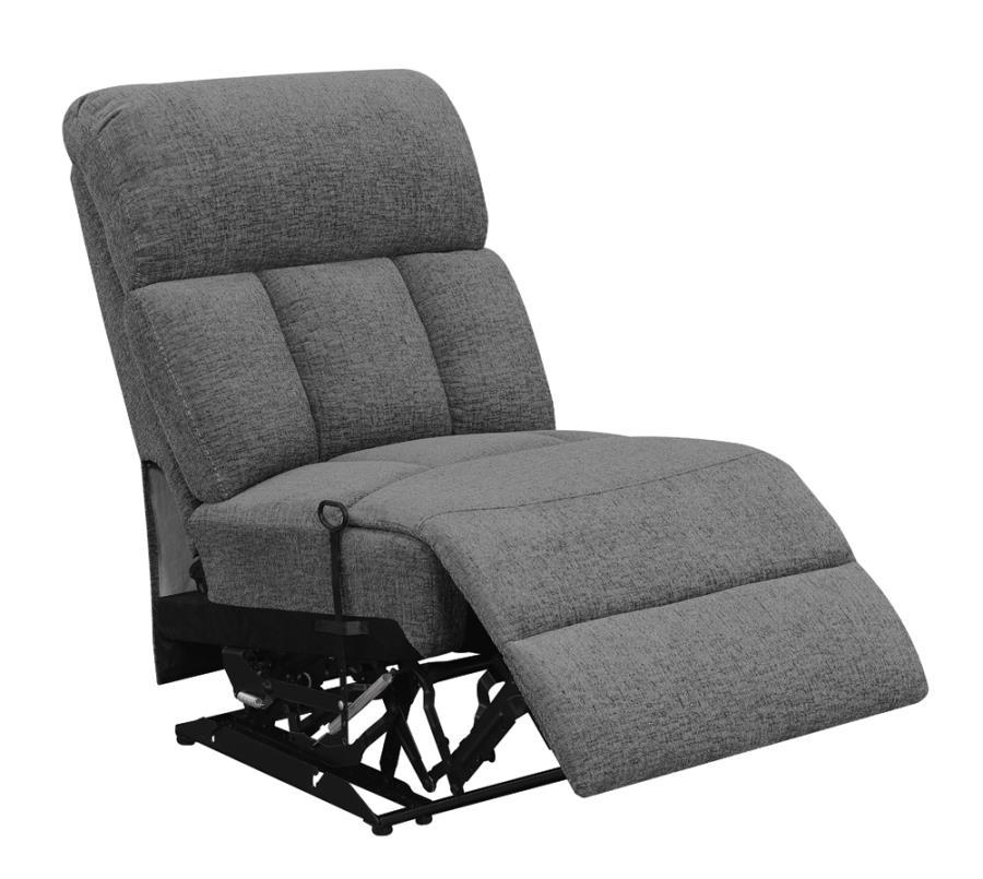 Bahrain - Armless Power Recliner - Gray