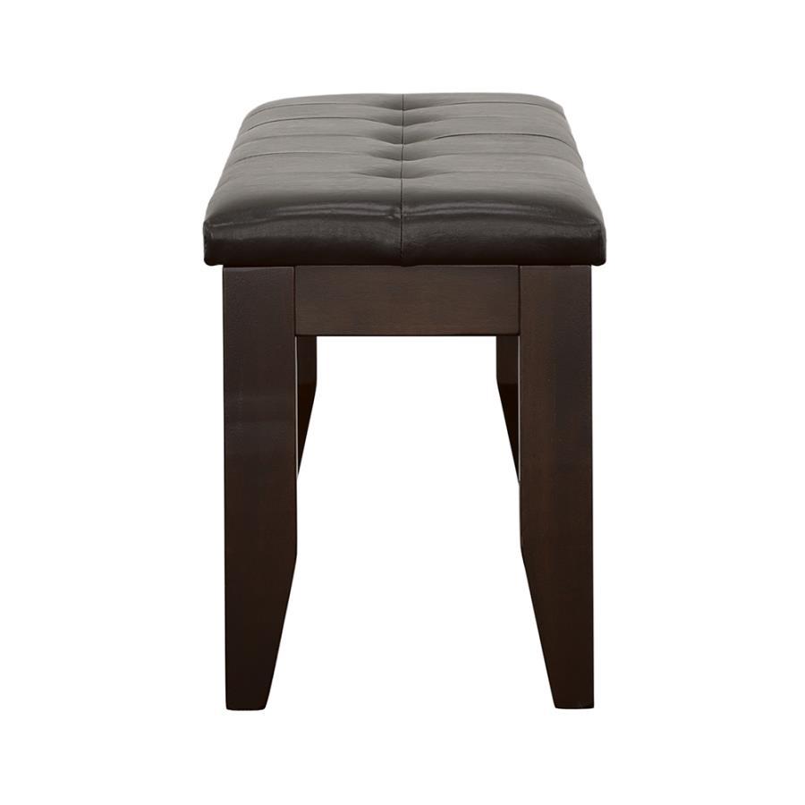Dalila - Upholstered Bench - Black