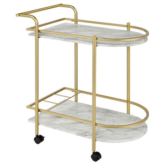 Desiree - Serving Cart - Yellow